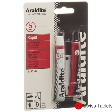 Araldit Rapid Klebstoff 2 Tube 15ml buy online