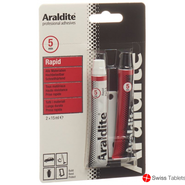 Araldit Rapid Klebstoff 2 Tube 15ml buy online