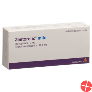 Zestoretic Mite Tabletten 10/12.5 30 Stück