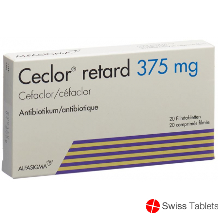 Ceclor Retard Filmtabletten 375mg 20 Stück buy online