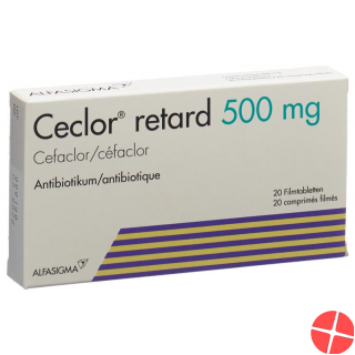 Ceclor Retard Filmtabletten 500mg 20 Stück