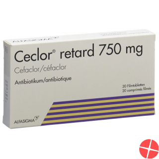 Ceclor Retard Filmtabletten 750mg 20 Stück