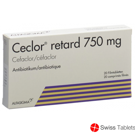 Ceclor Retard Filmtabletten 750mg 20 Stück buy online