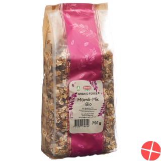 Granoforce Müesli Mix ohne Zucker Bio Knospe 750g Granoforce Müesli Mix ohne Zucker Bio Knospe 750g
