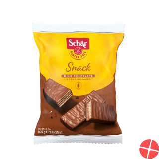 Schär Snack mit Schokolade Glutenfrei 3x 35g