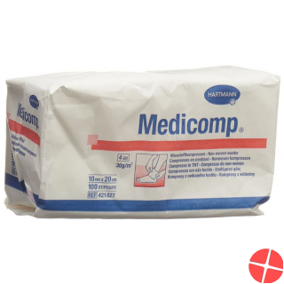 Medicomp Vlieskompressen 10x20cm Nicht Steril 100 Stück