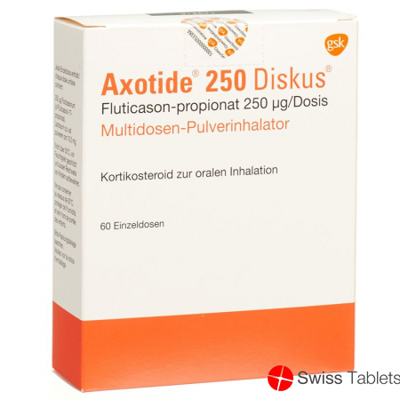Axotide 250 Diskus Multidosen 250mcg 60 Dos buy online