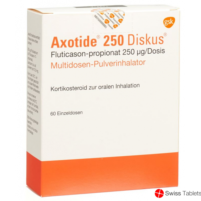 Axotide 250 Diskus Multidosen 250mcg 60 Dos buy online