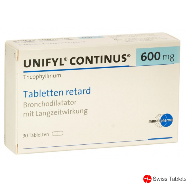 Unifyl Continus Retard Tabletten 600mg 30 Stück buy online