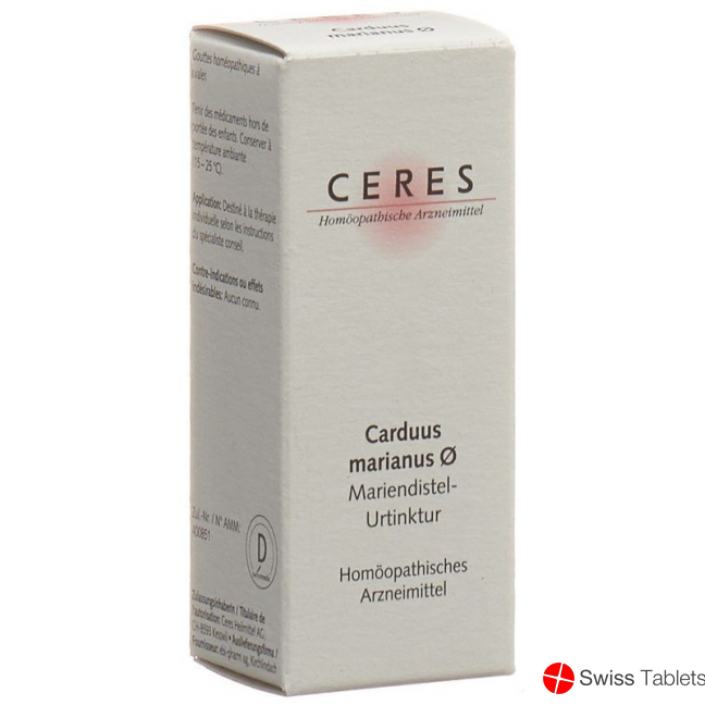 Ceres Carduus Marianus Urtinktur 20ml buy online