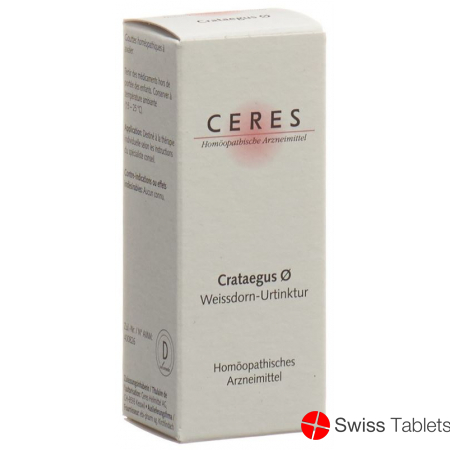 Ceres Crataegus Urtinktur 20ml buy online