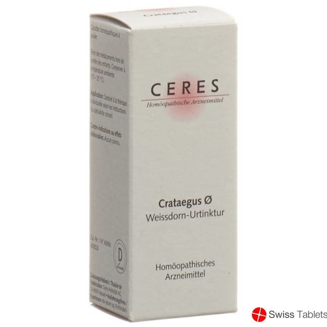 Ceres Crataegus Urtinktur 20ml buy online