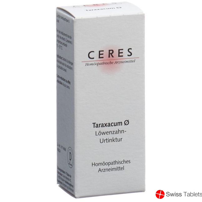 Ceres Taraxacum Urtinktur 20ml buy online
