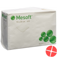 Mesoft 10 x 20 cm 100 pieces compresses unsterile