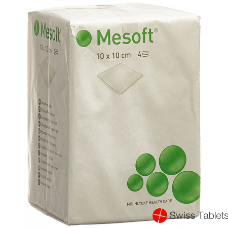 Mesoft Kompressen 10x10cm 100 Stück buy online