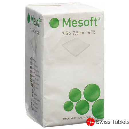 Mesoft Kompressen 7.5x7.5cm Unsteril 100 Stück buy online