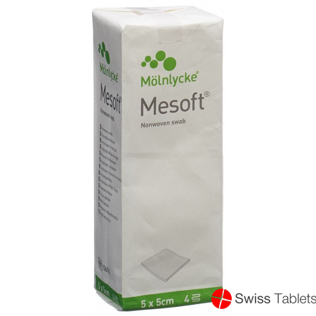 Mesoft Nw Kompressen 5x5cm Unsteril 100 Stück buy online