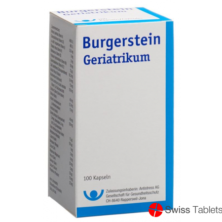 Burgerstein Geriatric 100 capsules buy online