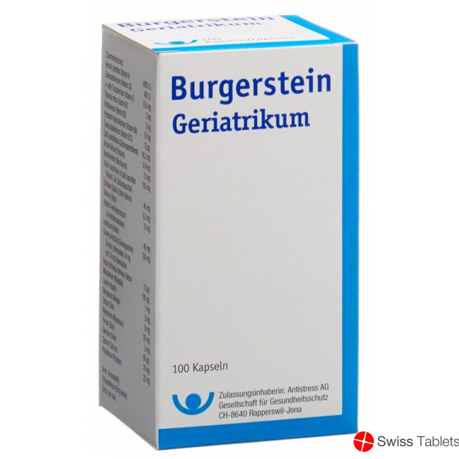 Burgerstein Geriatric 100 capsules buy online