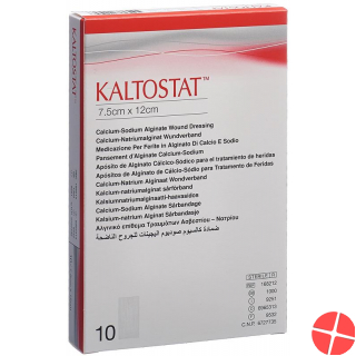 Kaltostat Kompressen 7.5x12cm Steril 10 Stück