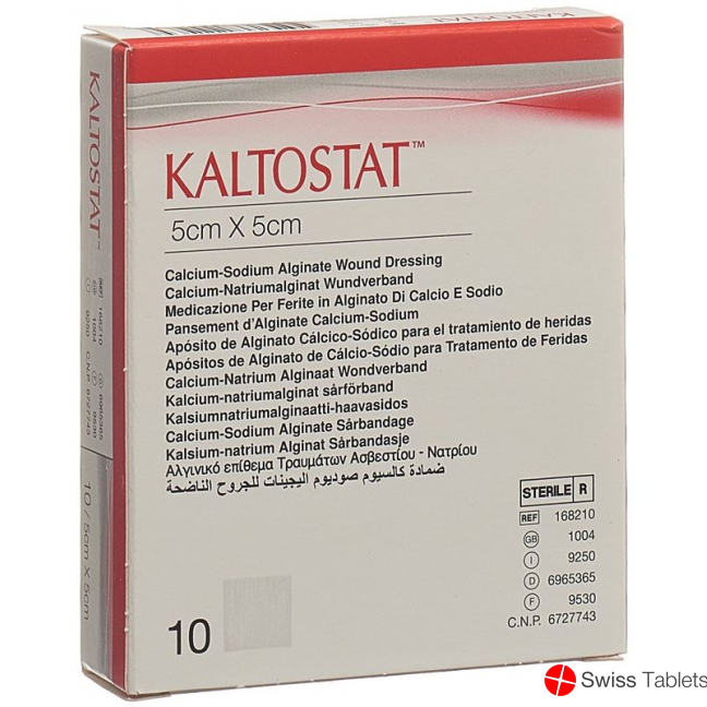 Kaltostat Kompressen 5x5cm Steril 10 Stück buy online