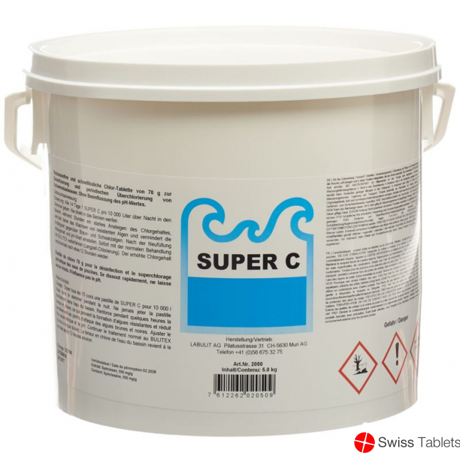 Super C Chlorschocktabletten 72 Stück buy online