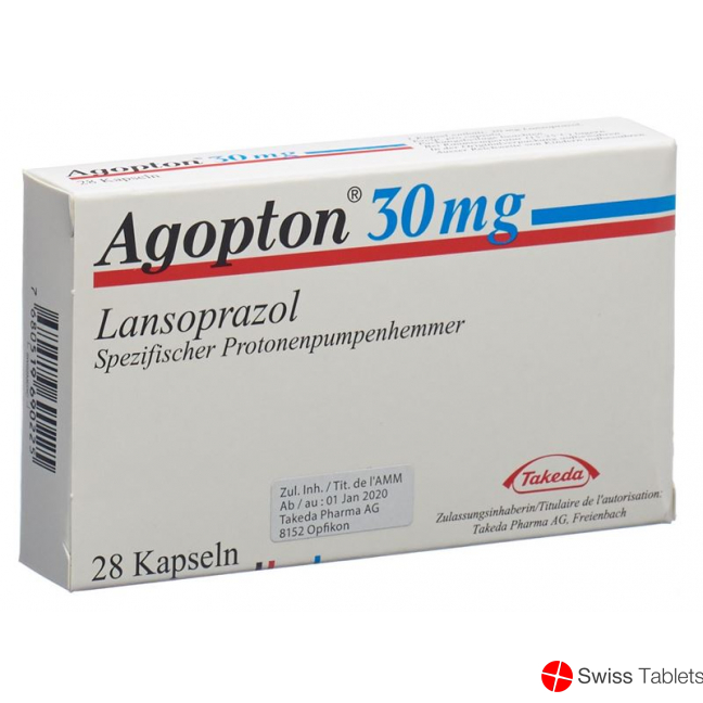 Agopton 30 Kapseln 30mg 28 Stück buy online