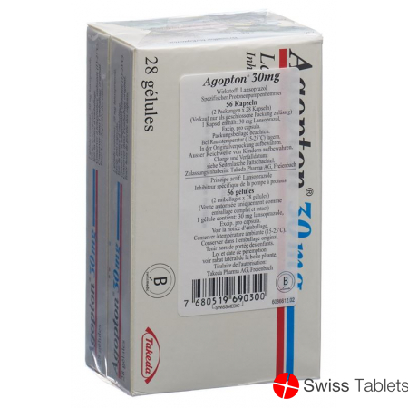 Agopton 30 Kapseln 30mg 56 Stück buy online