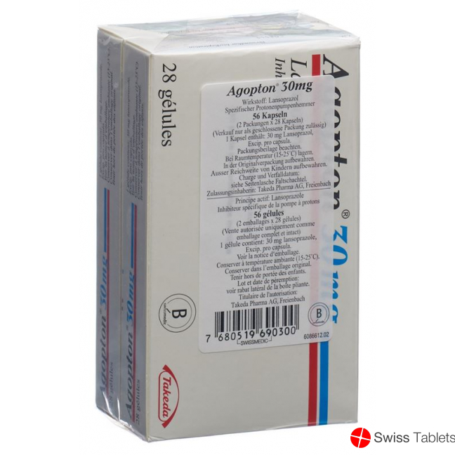 Agopton 30 Kapseln 30mg 56 Stück buy online