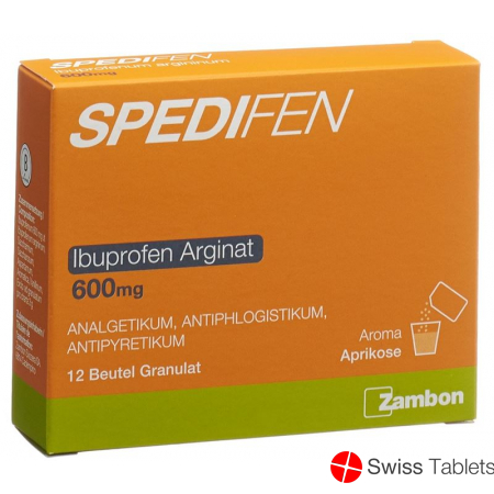 Spedifen 600mg 12 Granulate buy online