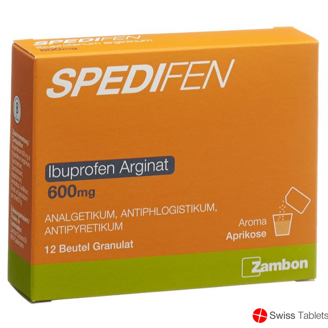 Spedifen 600mg 12 Granulate buy online