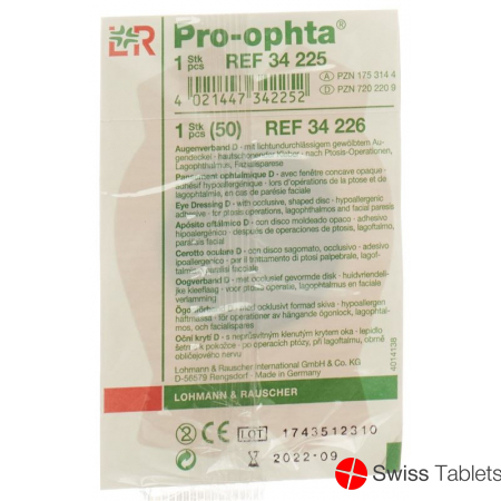 Pro-Ophta Augenverband D Lichtdicht Beige buy online