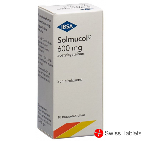 Solmucol 600mg 10 Brausetabletten buy online