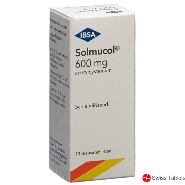Solmucol 600mg 10 Brausetabletten buy online