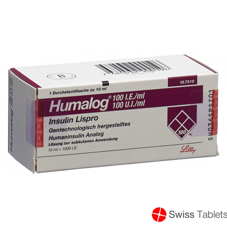 Humalog Injektionslösung Durchstechflasche 10ml buy online