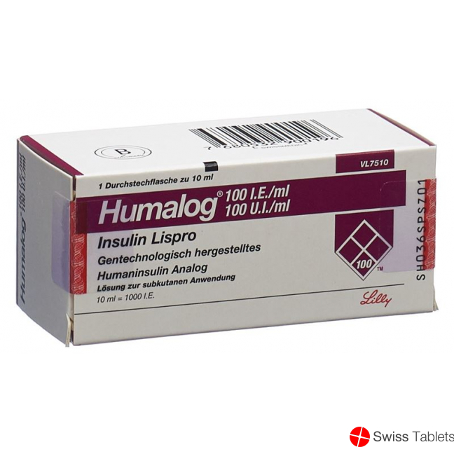 Humalog Injektionslösung Durchstechflasche 10ml buy online