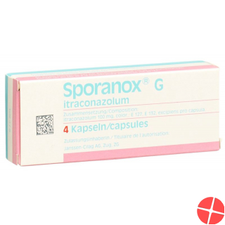 Sporanox G Kapseln 4 Stück