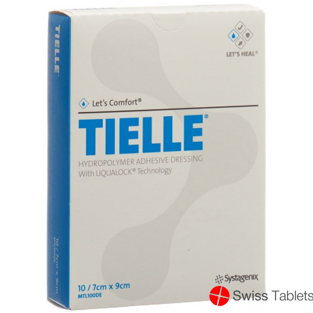 Let's Comfort Tielle Classic Hydropolymer-Schaumverband 7x9cm 10 Beutel buy online