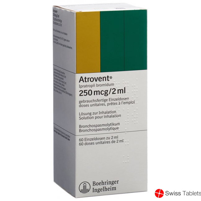 Atrovent Inhalationslösung 250mcg/2ml 60x 2ml buy online