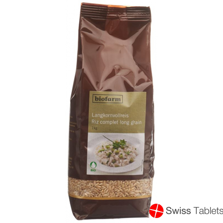 Biofarm Reis Langkorn Knospe Beutel 1kg buy online