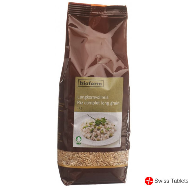 Biofarm Reis Langkorn Knospe Beutel 1kg buy online