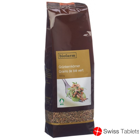 Biofarm Grünkern Knospe Beutel 500g buy online
