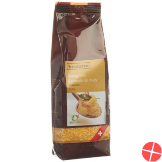 Biofarm Maisgriess Bramata Knospe Beutel 500g