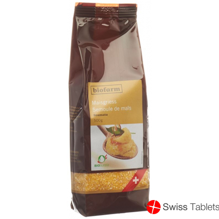 Biofarm Maisgriess Bramata Knospe Beutel 500g buy online