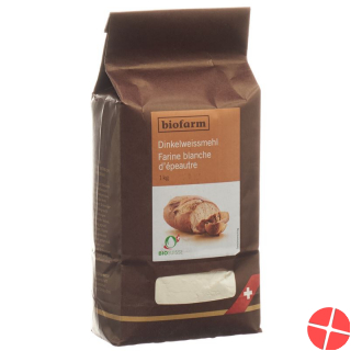 Biofarm Dinkel Weissmehl Knospe Beutel 1kg