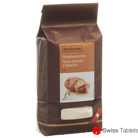 Biofarm Dinkel Weissmehl Knospe Beutel 1kg buy online
