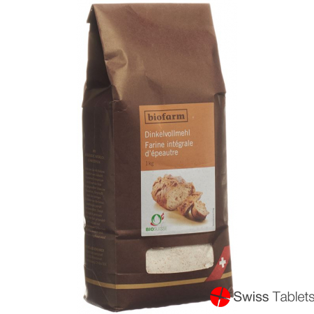 Biofarm Dinkel Vollmehl Knospe 1kg buy online
