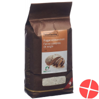 Biofarm Roggen Vollkornmehl Knospe Beutel 1kg