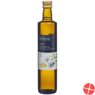 Biofarm Leinöl Knospe Flasche 5dl