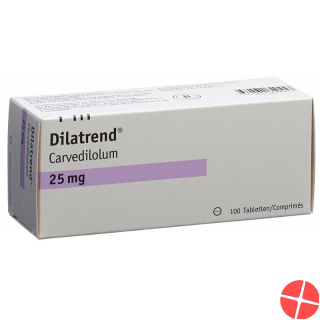 Dilatrend Tabletten 25mg 100 Stück